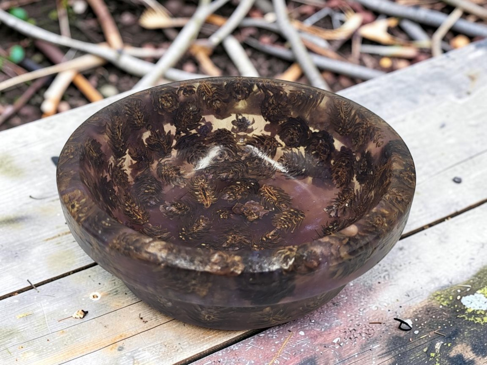 Artisan creation in wood and natural materials